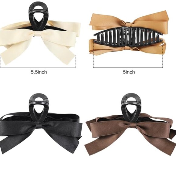 4 Pcs Extra Large Elegant Hair Claw Clip